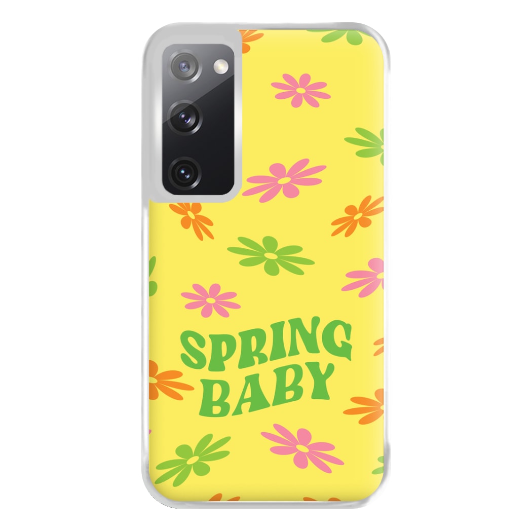 Spring Baby Retro Pattern Phone Case for Galaxy S20FE