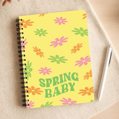 Spring Baby Retro Pattern Notepad
