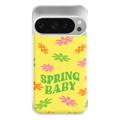 Spring Baby Retro Pattern Phone Case for Google Pixel 9 Pro XL