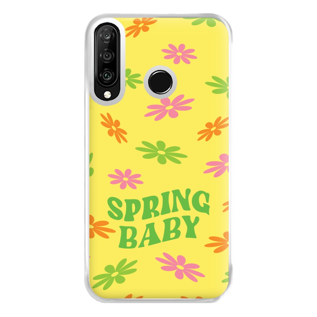 Spring Baby Retro Pattern Phone Case for Huawei P30 Lite