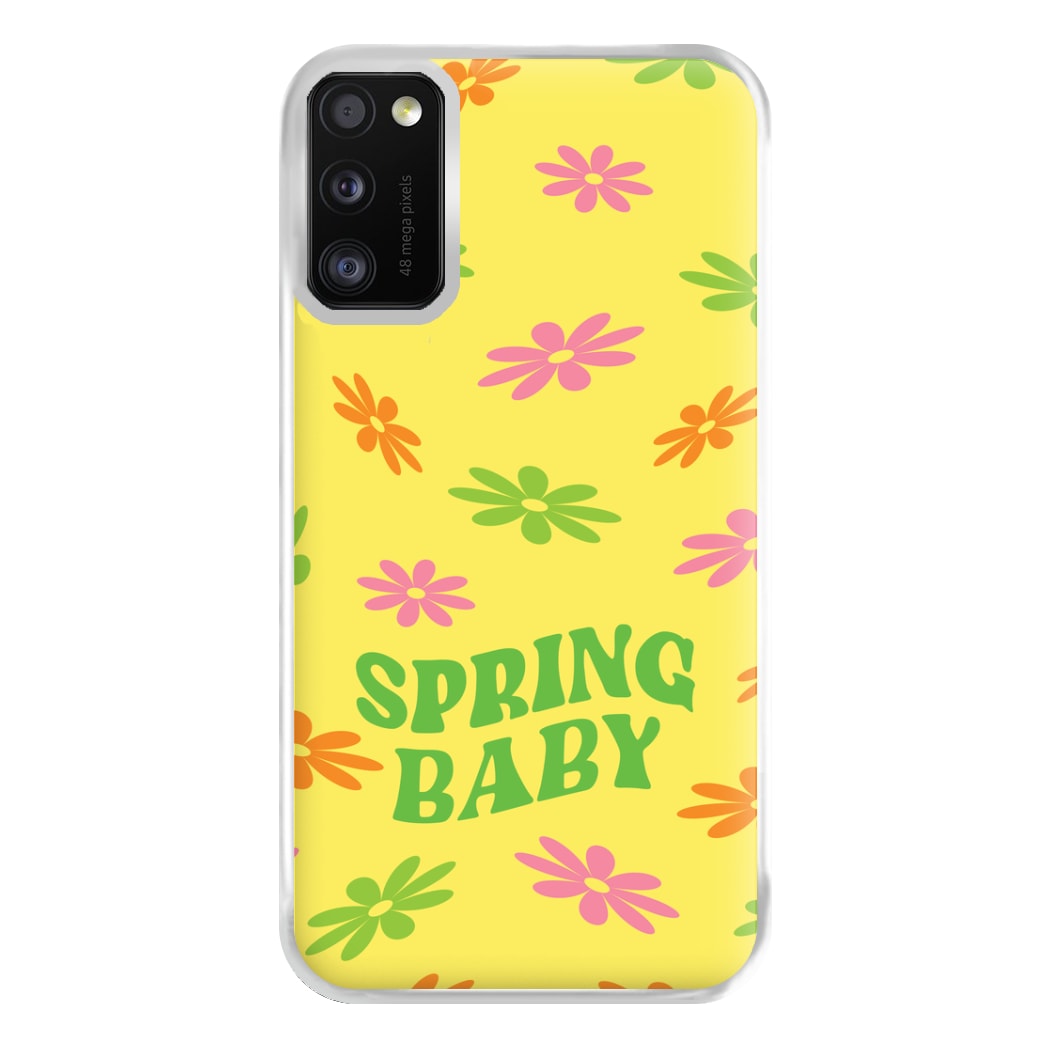 Spring Baby Retro Pattern Phone Case for Galaxy A41