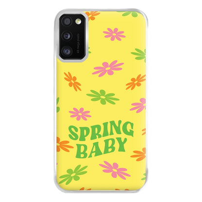 Spring Baby Retro Pattern Phone Case for Galaxy A41