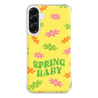 Spring Baby Retro Pattern Phone Case for Galaxy A36