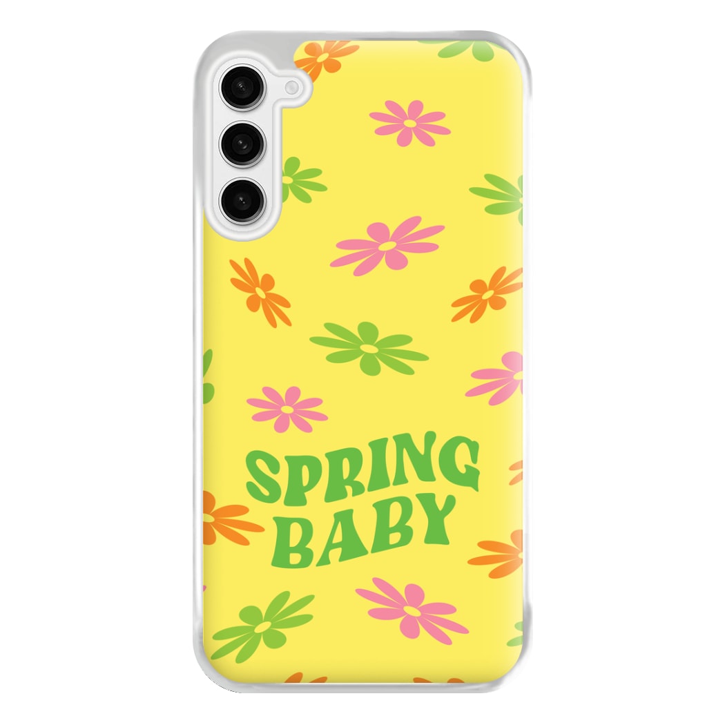 Spring Baby Retro Pattern Phone Case for Galaxy S23FE