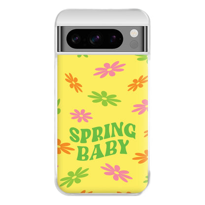 Spring Baby Retro Pattern Phone Case for Google Pixel 8 Pro