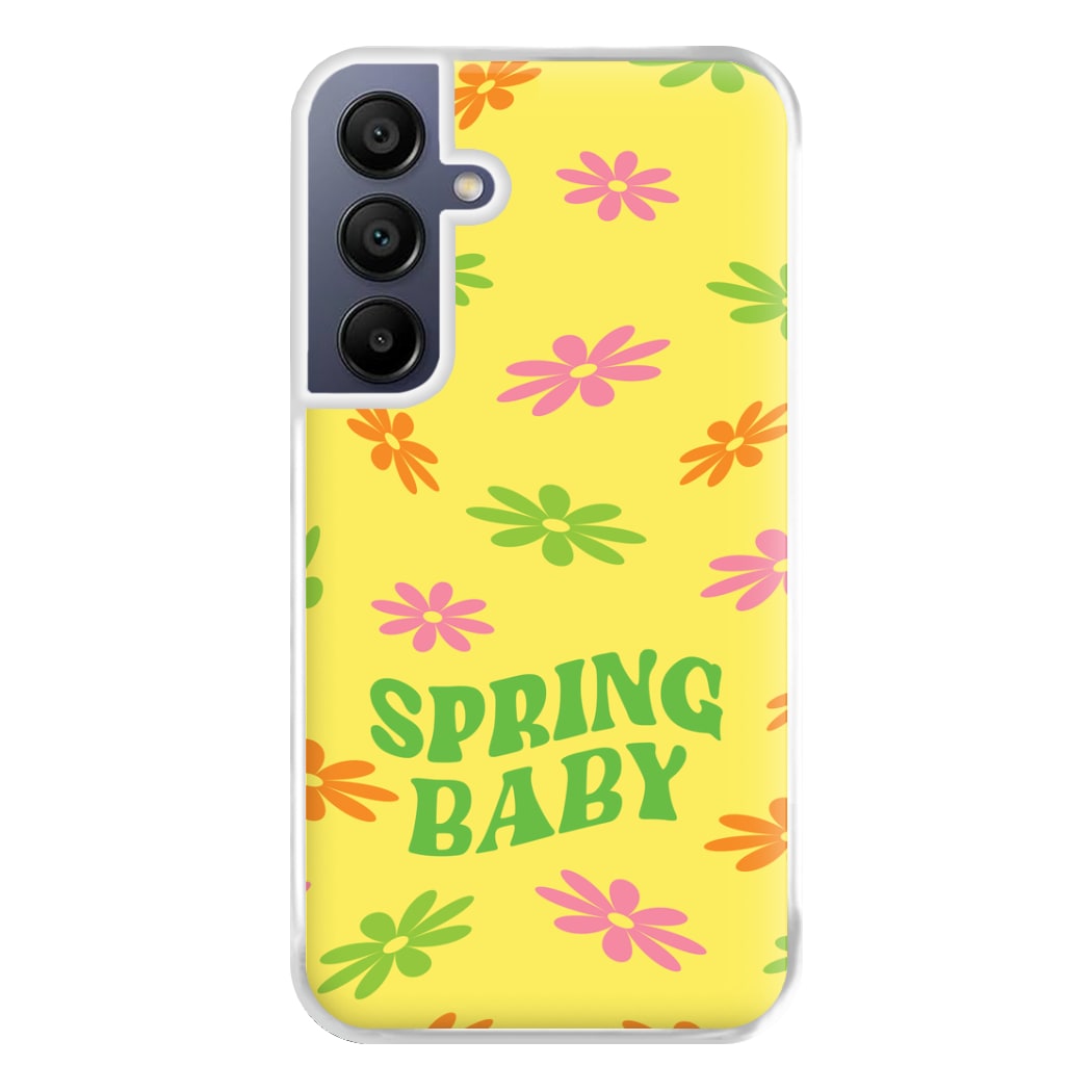 Spring Baby Retro Pattern Phone Case for Galaxy A16