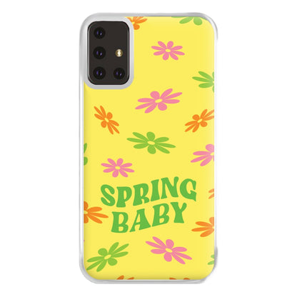 Spring Baby Retro Pattern Phone Case for Galaxy A71