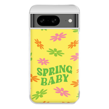 Spring Baby Retro Pattern Phone Case for Google Pixel 8