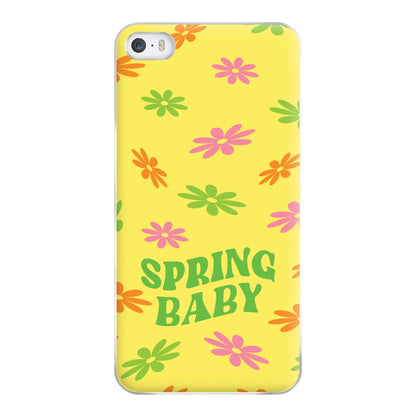 Spring Baby Retro Pattern Phone Case for iPhone 5 / 5s / SE 2016