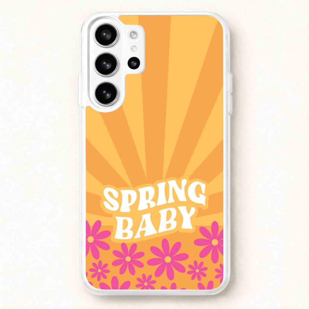 Spring Baby Retro Phone Case for Galaxy S26 Ultra