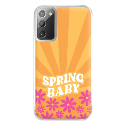 Spring Baby Retro  Phone Case for Galaxy Note 20 Ultra