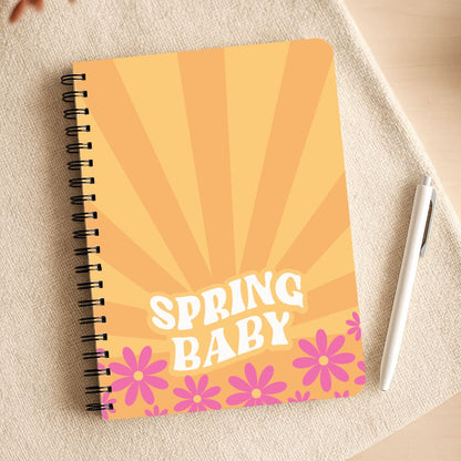 Spring Baby Retro  Notepad