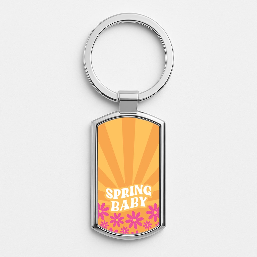 Spring Baby Retro  Luxury Keyring