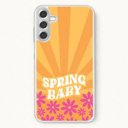 Spring Baby Retro Phone Case for Galaxy A57