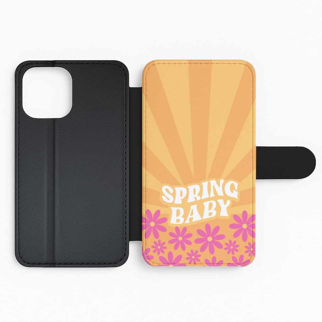 Spring Baby Retro  Flip Phone Case