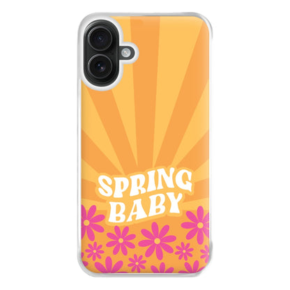 Spring Baby Retro  Phone Case for iPhone 16 Plus