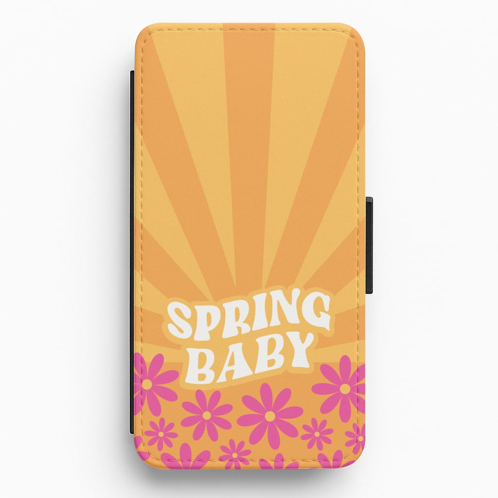 Spring Baby Retro  Flip / Wallet Phone Case
