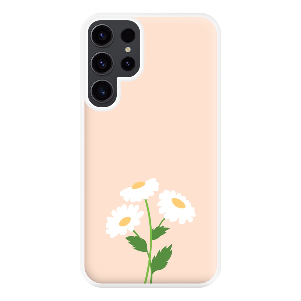 Peach And Dasies  Phone Case for Galaxy S23 Ultra