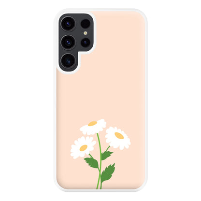 Peach And Dasies  Phone Case for Galaxy S23 Ultra