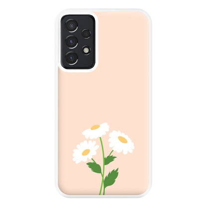 Peach And Dasies  Phone Case for Galaxy A52 / A52s