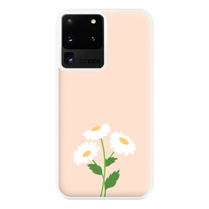 Peach And Dasies  Phone Case for Galaxy S20 Ultra