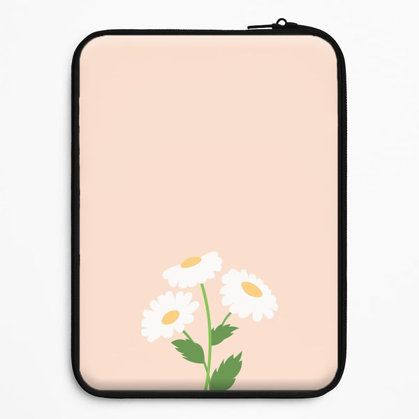 Peach And Dasies  Universal Laptop Sleeve