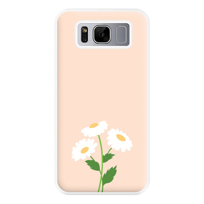 Peach And Dasies  Phone Case for Galaxy S8 Plus