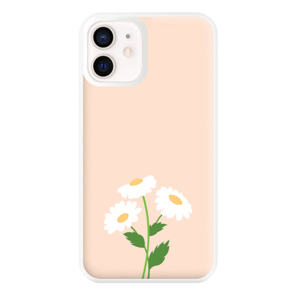 Peach And Dasies  Phone Case for iPhone 13 Mini