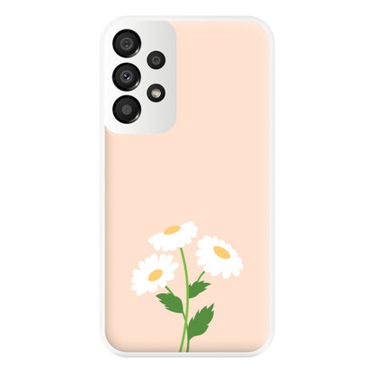 Peach And Dasies  Phone Case for Galaxy A33