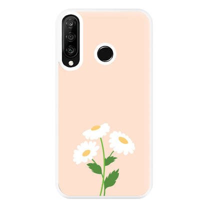 Peach And Dasies  Phone Case for Huawei P30 Lite
