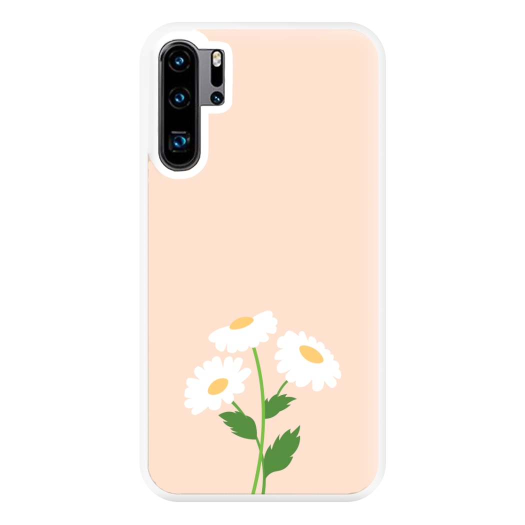 Peach And Dasies  Phone Case for Huawei P30 Pro