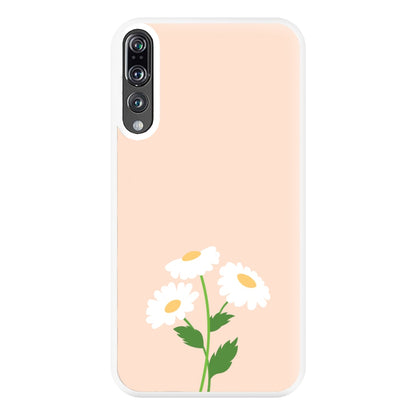 Peach And Dasies  Phone Case for Huawei P20 Pro