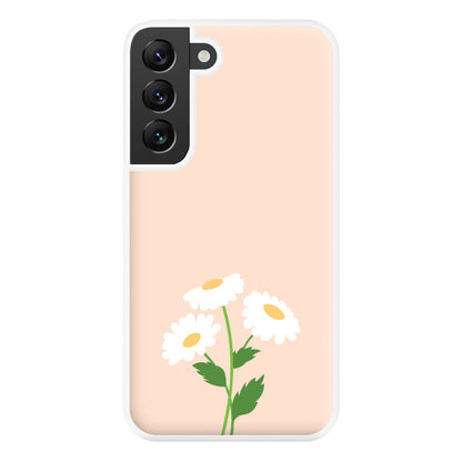 Peach And Dasies  Phone Case for Galaxy S22 Plus