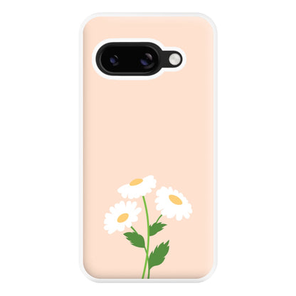 Peach And Dasies  Phone Case for Google Pixel 8a