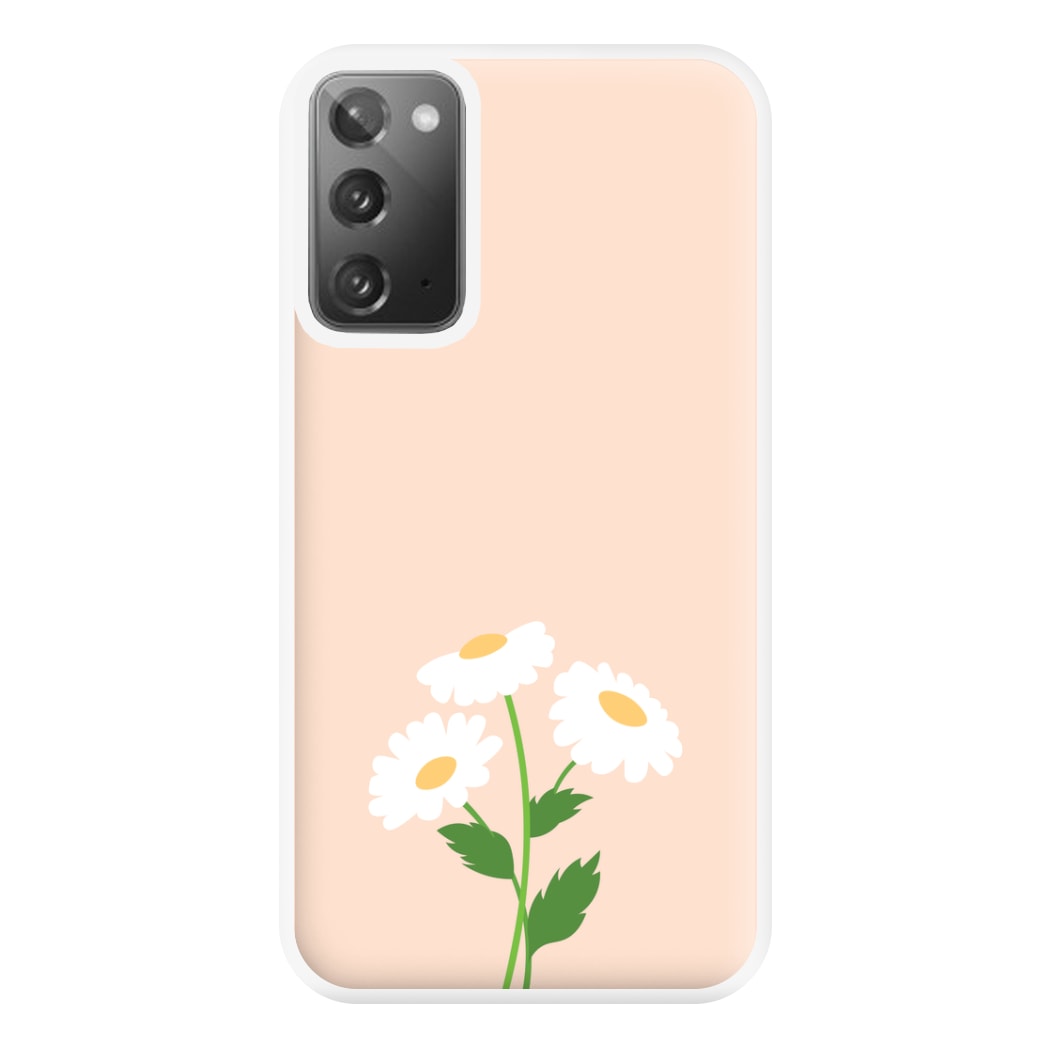 Peach And Dasies  Phone Case for Galaxy Note 20 Ultra