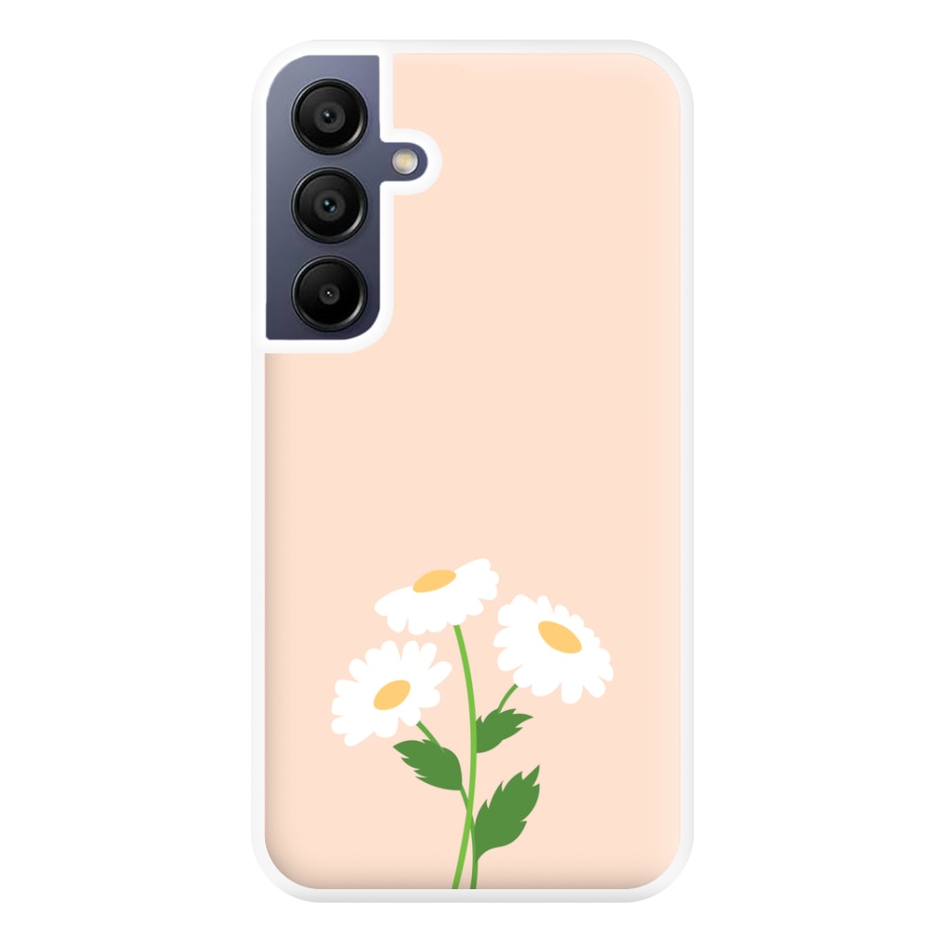Peach And Dasies  Phone Case for Galaxy A16