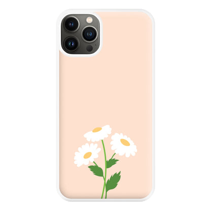 Peach And Dasies  Phone Case for iPhone 13