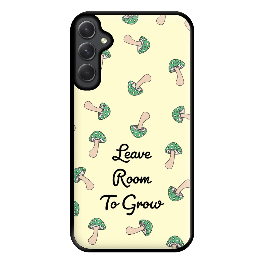 Leave Room To Go Mushroom Pattern Phone Case for Galaxy A34