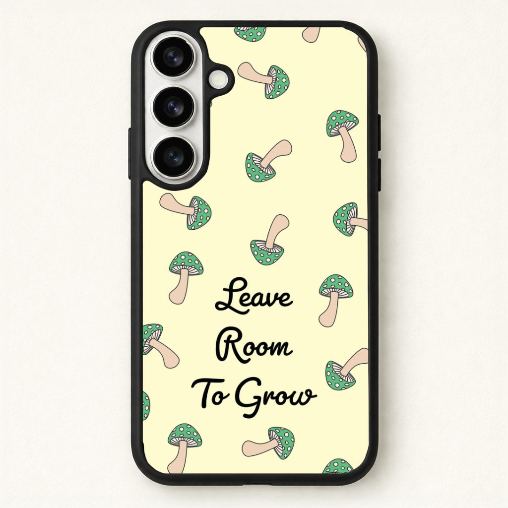 Leave Room To Go Mushroom Pattern Phone Case for Galaxy S26 Plus