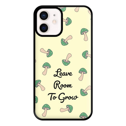 Leave Room To Go Mushroom Pattern Phone Case for iPhone 12 Mini
