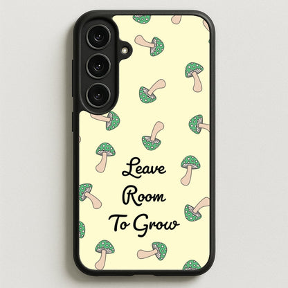 Leave Room To Go Mushroom Pattern Phone Case for Galaxy S25FE