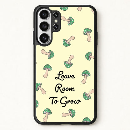 Leave Room To Go Mushroom Pattern Phone Case for Galaxy S26 Ultra