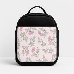 Cute bunny And Flowers Pattern Insulated Lunchbox