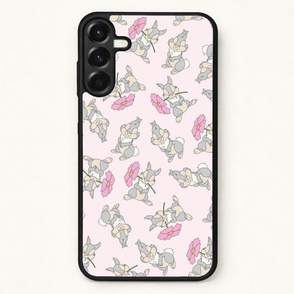 Cute bunny And Flowers Pattern Phone Case for Galaxy A37