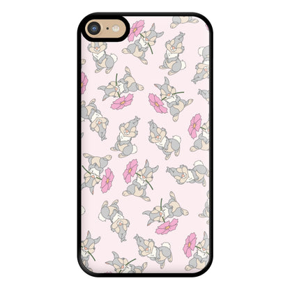 Cute bunny And Flowers Pattern Phone Case for iPhone 6 Plus / 7 Plus / 8 Plus