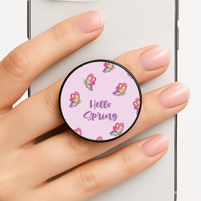 Hello Spring Butterfly Pattern FunGrip