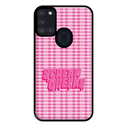 Plaid - Halloween Queens Phone Case for Galaxy A21s