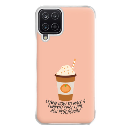 Learn How To Make A Pumpkin Spice Latte - Halloween Queens Phone Case for Galaxy A12