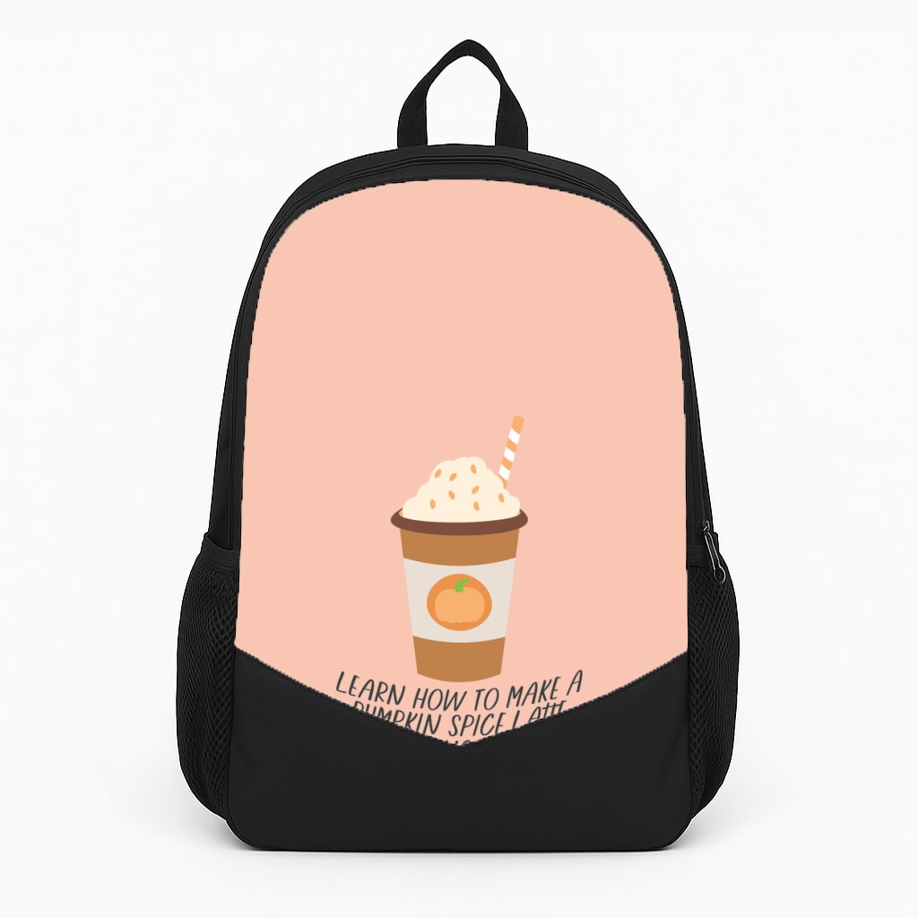 Learn How To Make A Pumpkin Spice Latte - Halloween Queens Backpack
