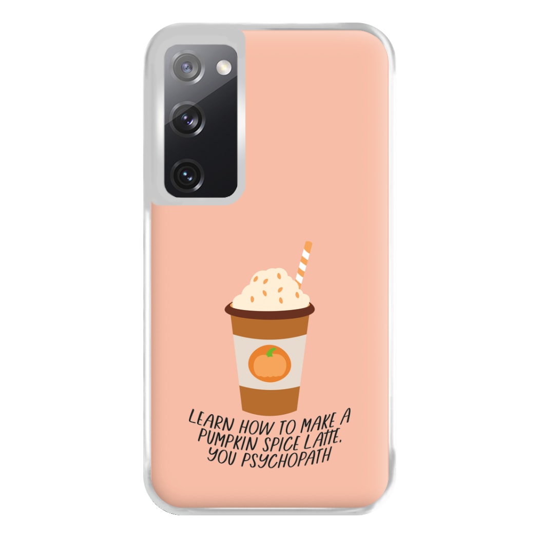 Learn How To Make A Pumpkin Spice Latte - Halloween Queens Phone Case for Galaxy S20FE